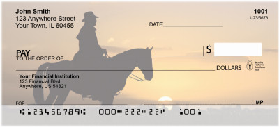 Roundup At Sunrise Personal Checks | ANJ-13