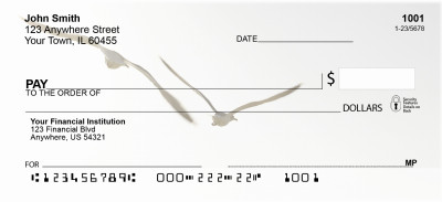 Beach Birds Personal Checks | ANJ-15