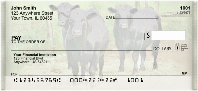 Black Angus Personal Checks | ANJ-29