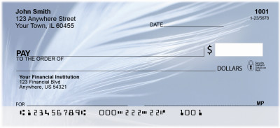 Swan Feathers Personal Checks | ANJ-78