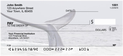 Whale Of A Tail Personal Checks | ANJ-88