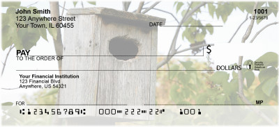 Bird Houses Personal Checks | ANK-19