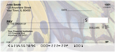 Butterfly Wings Personal Checks | ANK-23