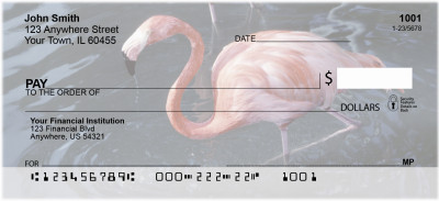 Flamingos In Wild Personal Checks | ANK-37