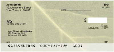 Falling Leaves Examined Personal Checks | BBA-23