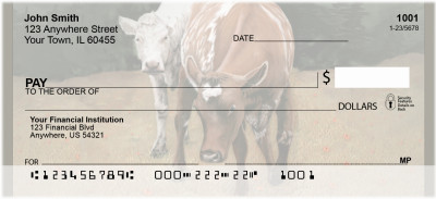 Grazing The Foothills Personal Checks | BBA-75