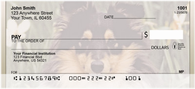 Shetland Sheep Dog Personal Checks | BBB-24