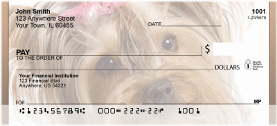 Yorkshire Terrier Fun Personal Checks | BBB-30