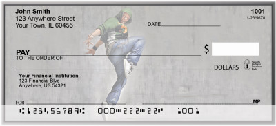 Grunge In Action Personal Checks | BBB-73