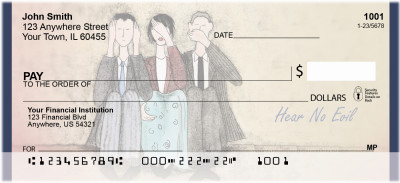 Hear No Evil Personal Checks | BBC-26
