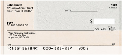 Adobe And Concrete Personal Checks | BBD-37