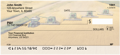 Wheat Harvest Personal Checks | BBD-47