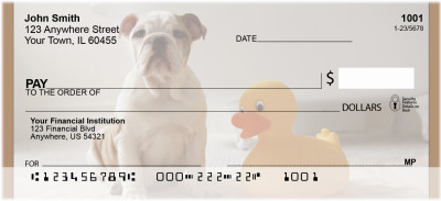 Bulldog Bathtime Personal Checks | BBD-90