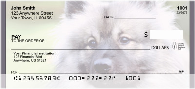 Adorable Keeshond Personal Checks | BBD-96