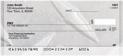 Steel Diamond Plate Personal Checks | BBH-66