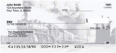 Greeting The Iron Horse Personal Checks | BBH-70