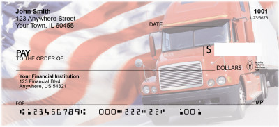 Patriotic Truckers Personal Checks | BBH-77