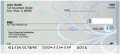 Filigrees In Color Personal Checks | BBI-14