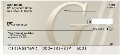 Golden Monogram - G | BBI-45