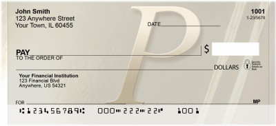 Golden Monogram - P | BBI-54