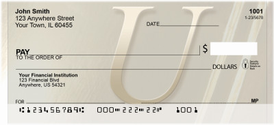 Golden Monogram - U | BBI-59