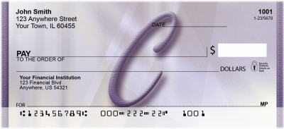 Prosperous Purple Monogram - C | BBI-67