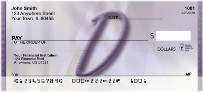 Prosperous Purple Monogram - D | BBI-68