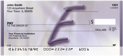 Prosperous Purple Monogram - E | BBI-69