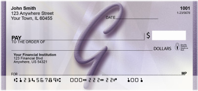 Prosperous Purple Monogram - G | BBI-71