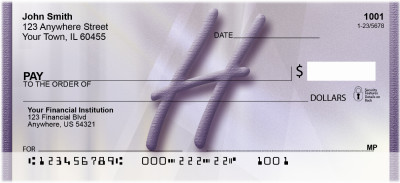 Prosperous Purple Monogram - H | BBI-72