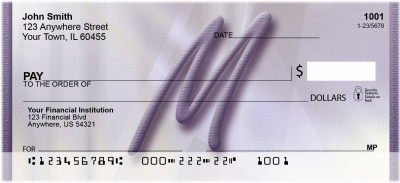 Prosperous Purple Monogram - M | BBI-77