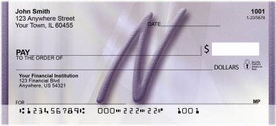 Prosperous Purple Monogram - N | BBI-78