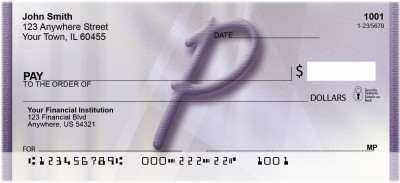 Prosperous Purple Monogram - P | BBI-80