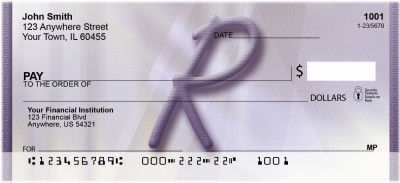 Prosperous Purple Monogram - R | BBI-82