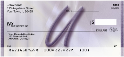 Prosperous Purple Monogram - U | BBI-85