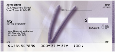 Prosperous Purple Monogram - V | BBI-86