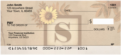 Sunflowers Monogram - S | BBJ-62