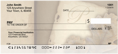 Weathered And Worn Monogram - P | BCD-31