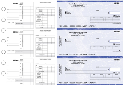 Blue Marble Itemized Disbursement Payroll Business Checks | BU3-7LMA01-IDP