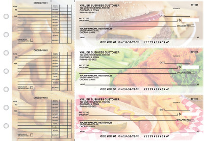 American Cuisine Accounts Payable Designer Business Checks | BU3-CDS01-DED