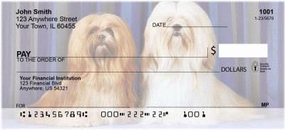 Lhasa Apso Personal Checks | DOG-30