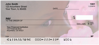 Slow Down To Smell The Roses Personal Checks | FAM-03