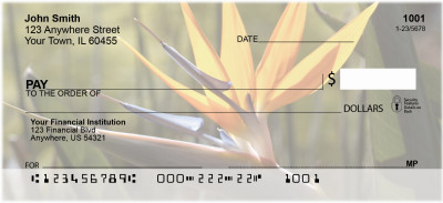 Bird Of Paradise Personal Checks | FLO-03