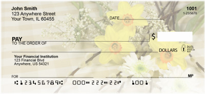 Daffodils Personal Checks | FLO-12