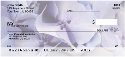 Hydrangea Personal Checks | FLO-20