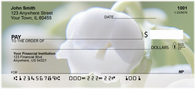 Lilly Of The Valley Personal Checks | FLO-27