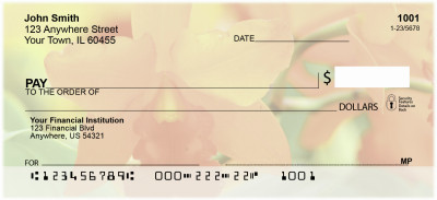 Tropical Orchids Personal Checks | FLO-34