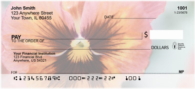 Pansy Parade Personal Checks | FLO-36