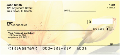 Mellow Yellow Personal Checks | FLO-49