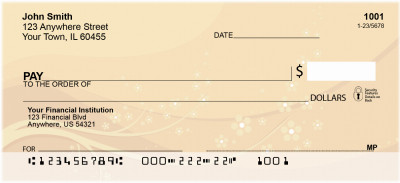 Oriental Inspired Sakura Blossoms Personal Checks | FLO-58